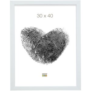 Marco de plástico Deknudt S41VH1 blanco 9x13 cm