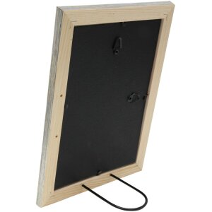 Marco plata S40CD2 madera 10,0 x15,0 cm