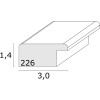 Marco S226K2 madera negro 40,0 x50,0 cm
