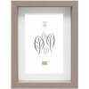 Marco con passepartout madera taupe 13,0 x18,0 cm;10,0 x15,0 cm S223K