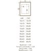 Marco con passepartout madera taupe 13,0 x18,0 cm;10,0 x15,0 cm S223K