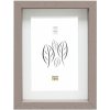 Marco con passepartout madera taupe 30,0 x40,0 cm;20,0 x30,0 cm S223K
