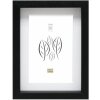 Marco con passepartout madera negro 20,0 x30,0 cm;15,0 x20,0 cm S223K
