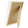 Marco con paspartú madera blanca 13,0 x18,0 cm;10,0 x15,0 cm S223K