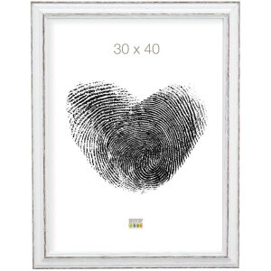 Marco madera blanco-marrón 20,0 x28,0 cm S221H