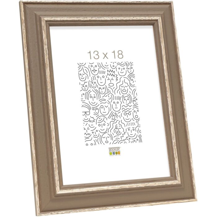 Marco de fotos Deknudt madera beige 21,0 x29,7 cm S221F