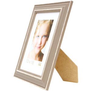 Marco de fotos Deknudt madera beige 21,0 x29,7 cm S221F