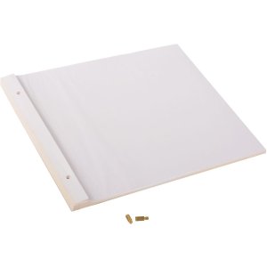 Goldbuch Taco de recambio 29x24 cm blanco para álbumes de rosca 30x25 cm