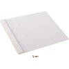 Goldbuch Taco de recambio 29x24 cm blanco para álbumes de rosca 30x25 cm