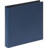 Walther Álbum de fotos Fun 30x30 cm azul 100 páginas negras
