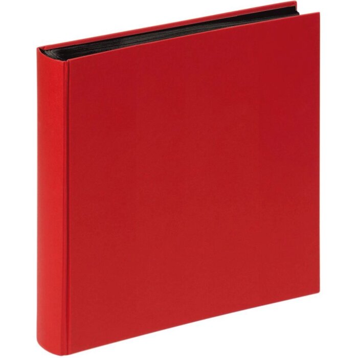 Walther Álbum de fotos Fun rojo 30x30 cm 100 páginas negras