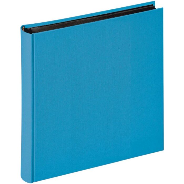 Walther Álbum de fotos Fun 30x30 cm azul océano 100 páginas negras
