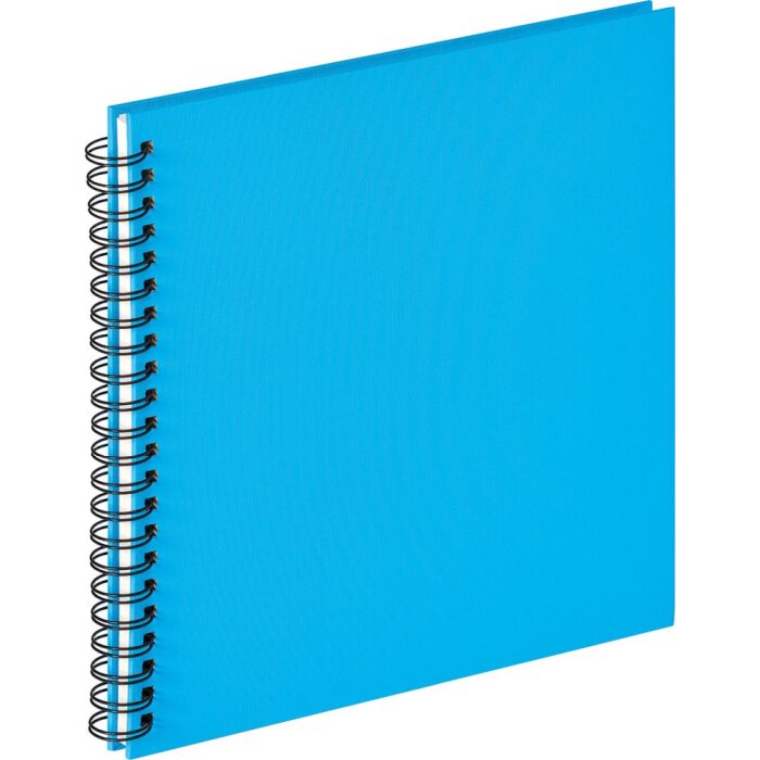 Walther Álbum espiral Fun azul océano 30x30 cm 50 páginas blancas