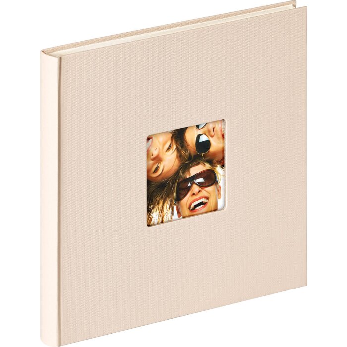 Walther Álbum de fotos Fun 26x25 cm arena 40 páginas blancas