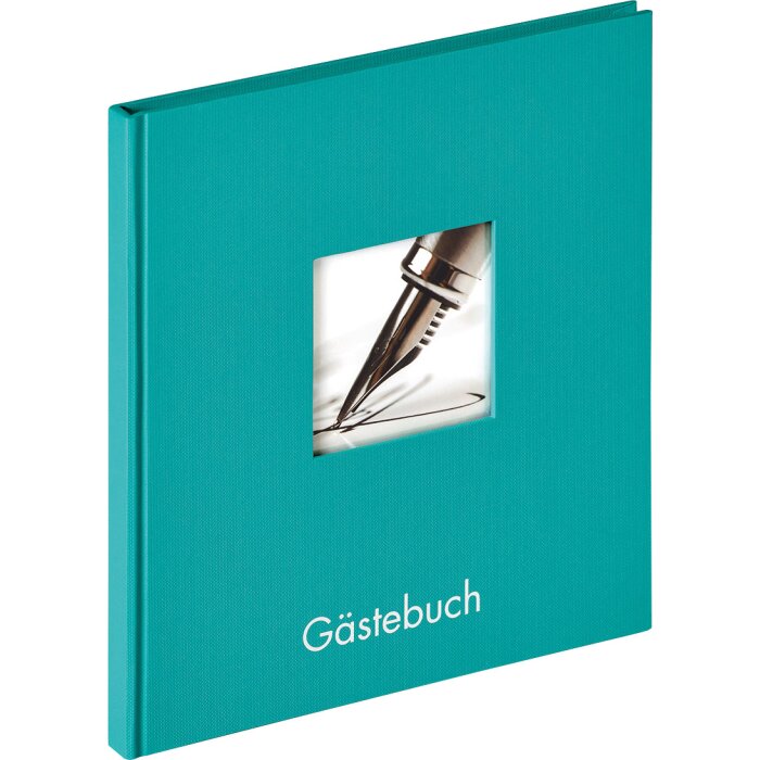 Walther Libro de Visitas Fun verde petróleo 23x25 cm 72 páginas blancas