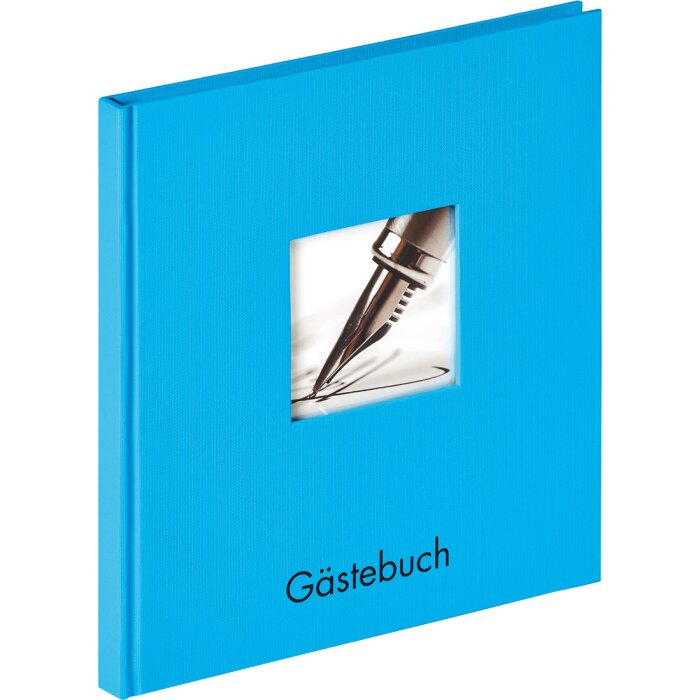 Walther Libro de Visitas Fun azul océano 23x25 cm 72 páginas blancas