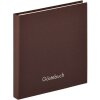 Walther Libro de visitas espiral Fun marrón oscuro 26x25 cm 50 páginas blancas