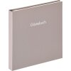 Walther Libro de visitas espiral Fun gris 26x25 cm 50 páginas blancas