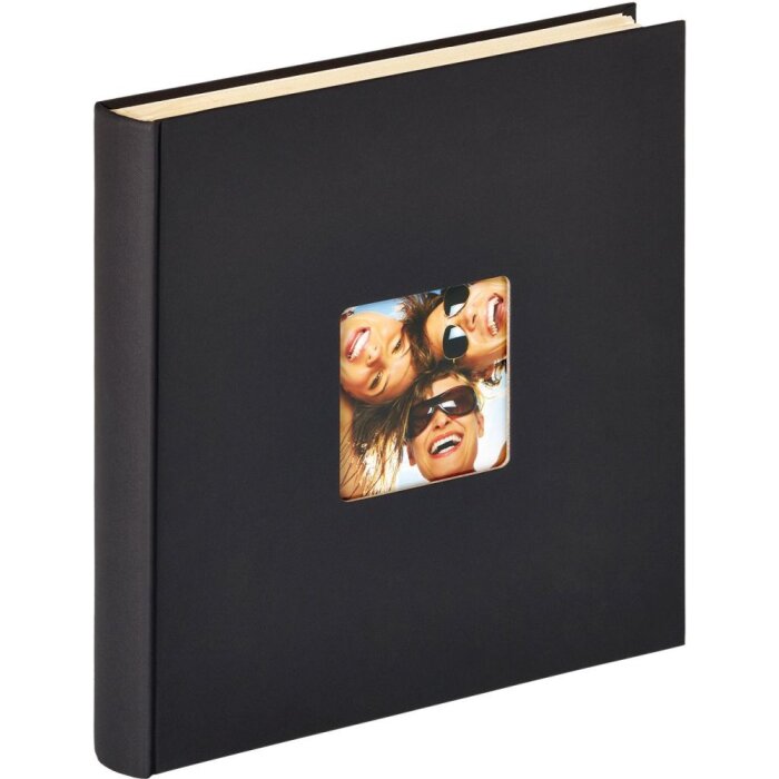 Walther Álbum autoadhesivo Fun 33x34 cm negro 50 páginas autoadhesivas