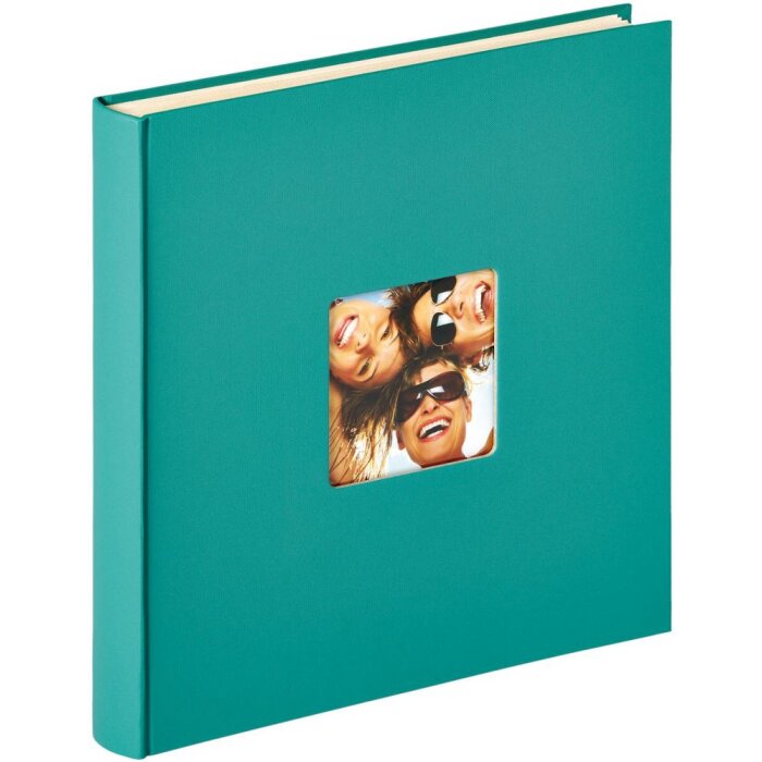 Walther Álbum autoadhesivo Fun 33x34 cm verde petróleo 50 páginas autoadhesivas
