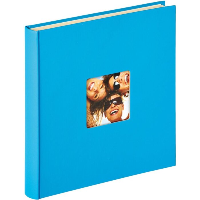 Walther Álbum autoadhesivo Fun 33x34 cm azul océano 50 páginas autoadhesivas