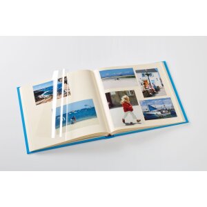 Walther Álbum autoadhesivo Fun 33x34 cm azul océano 50 páginas autoadhesivas