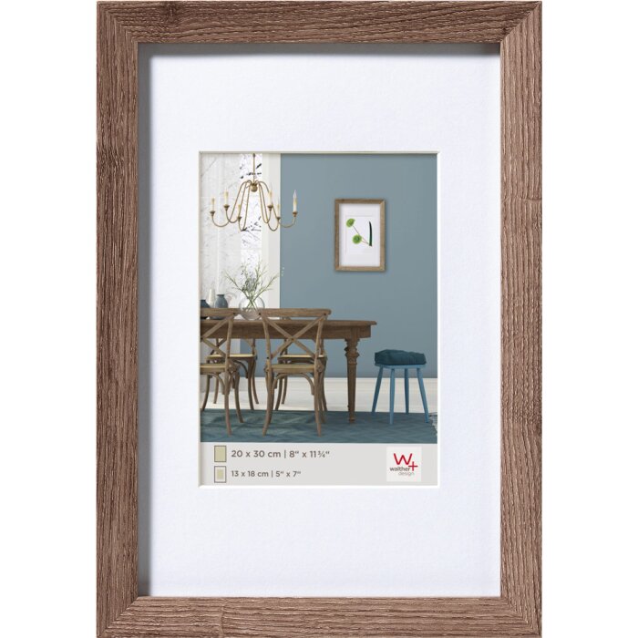 Marco de madera Fiorito 40x50 cm nogal