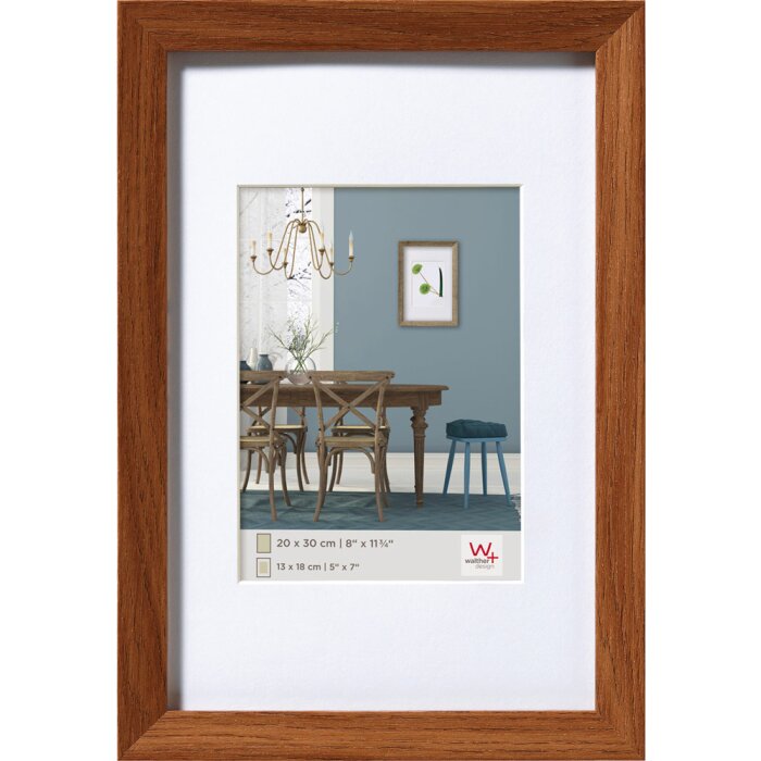 Marco de madera Fiorito 40x60 cm roble oscuro