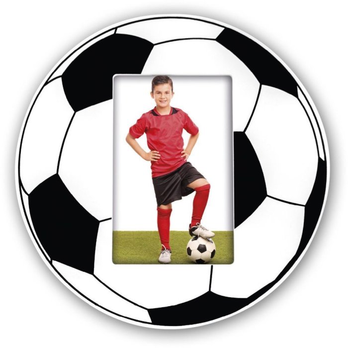 ZEP Marco de fotos de madera Fútbol 10x15 cm formato vertical