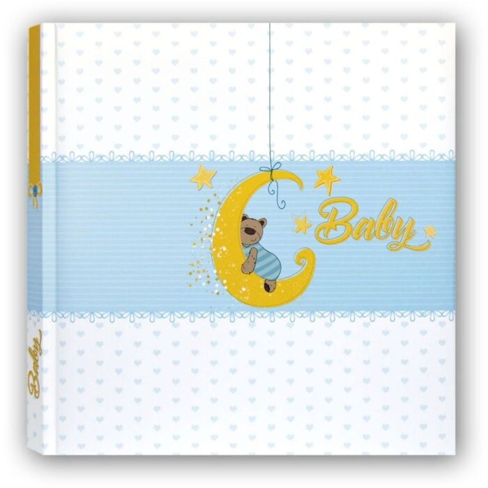 Álbum bebé Mia 24x24 cm azul