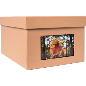 Caja de fotos XL Kandra 700 fotos 13x18 cm kraft