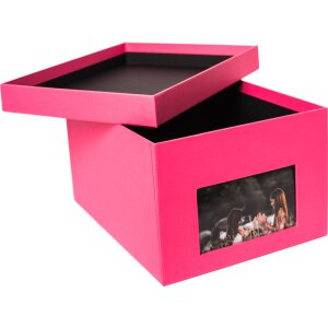 HNFD Caja de Fotos XL Kandra 700 fotos 13x18 cm fucsia
