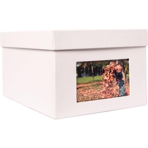 HNFD caja de fotos xl Kandra 700 fotos 13x18 cm gris hielo