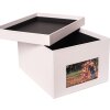 HNFD caja de fotos xl Kandra 700 fotos 13x18 cm gris hielo