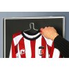 Marco camiseta 70x90 cm cristal acrílico plateado
