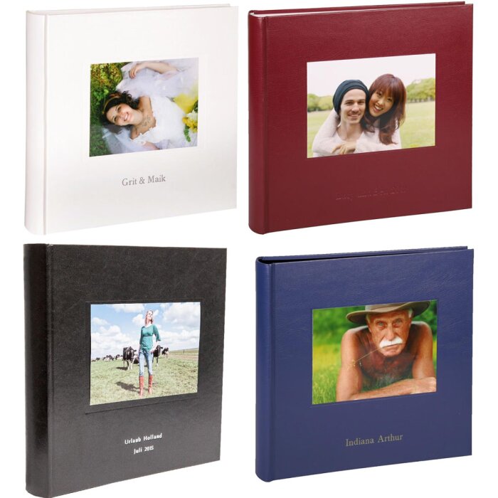 HNFD Álbum de fotos KOLARA con su foto + texto 30x30 cm 100 páginas