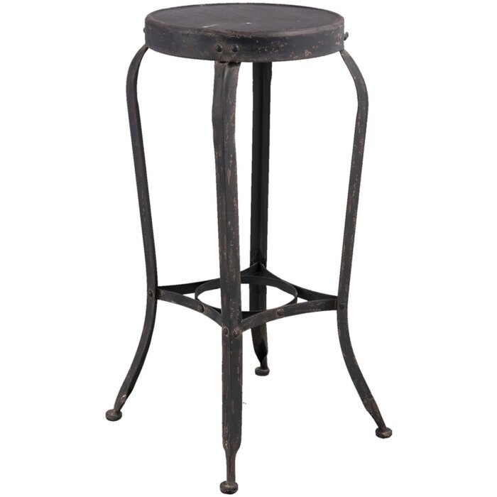 Clayre & Eef Taburete 37x72 cm negro