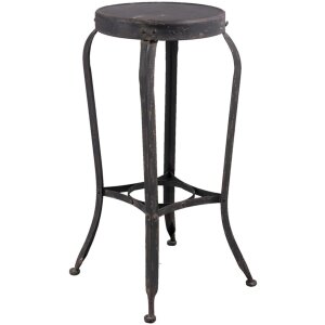 Clayre & Eef Taburete 37x72 cm negro