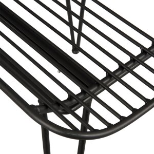 Silla negra- 42x55x83 cm hierro