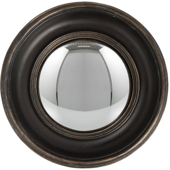 Espejo Ø 23x3 cm negro - 62S128 Clayre Eef