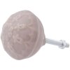 Clayre & Eef 63820 Pomo Puerta Ø 4 cm Cerámica Beige Flores Redondo