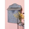 Buzón Gris 26x10x35 cm 6Y2359 Clayre Eef