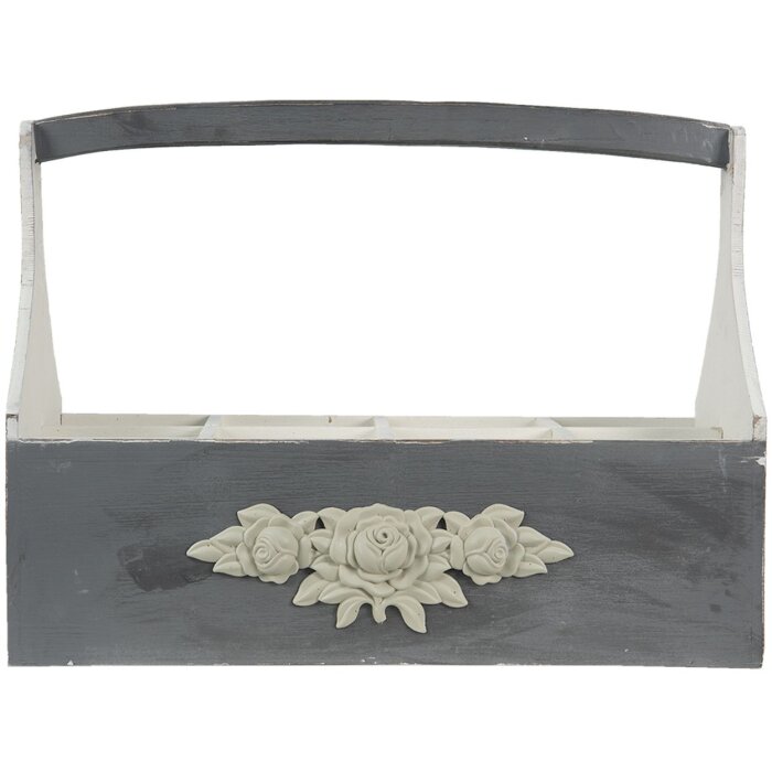 Cesta 45x21x34 cm en gris - 6H1409 Clayre Eef