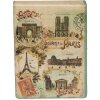 Clayre & Eef 6PA0471 Bloc de notas motivo viaje 6x8x2 cm 160 Páginas