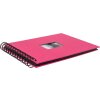 Álbum espiral HNFD BULDANA fucsia acanalado 23x17 cm 40 páginas negras