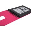 Álbum espiral HNFD BULDANA fucsia acanalado 23x17 cm 40 páginas negras