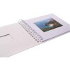 HNFD Álbum espiral BULDANA blanco estriado 23x17 cm 40 páginas blancas