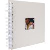 Álbum espiral HNFD BULDANA marfil estriado 23x17 cm 40 páginas blancas
