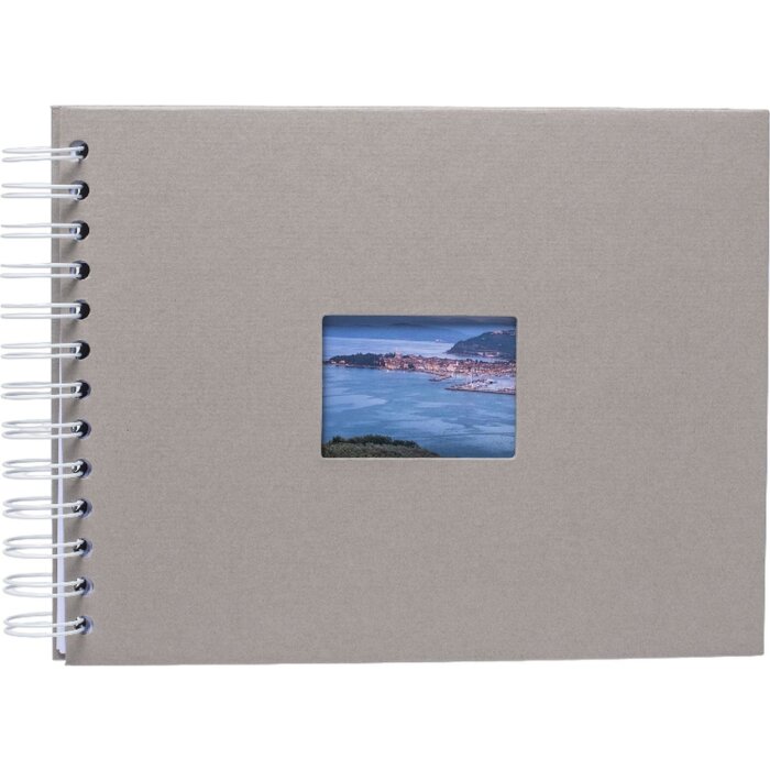 Álbum espiral HNFD BULDANA acanalado topo 23x17 cm 40 páginas blancas