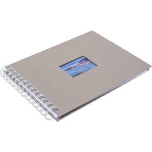 Álbum espiral HNFD BULDANA acanalado topo 23x17 cm 40 páginas blancas